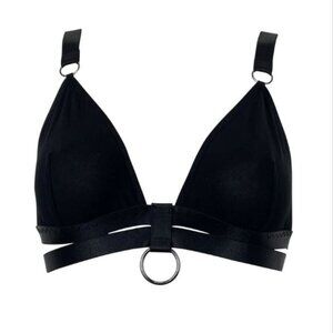 Malice Lingerie Venom Noir rose gold hardware bralette size S